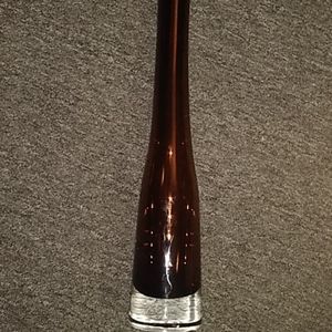 Blown glass vase  made in Poland.